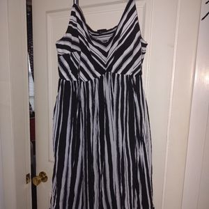 Stripped torrid dress.
